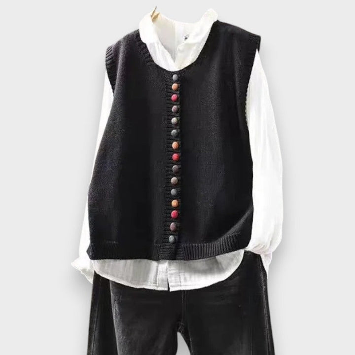 Button-Front Cardigan