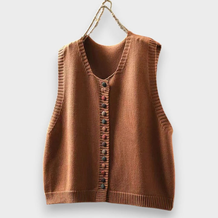 Button-Front Cardigan