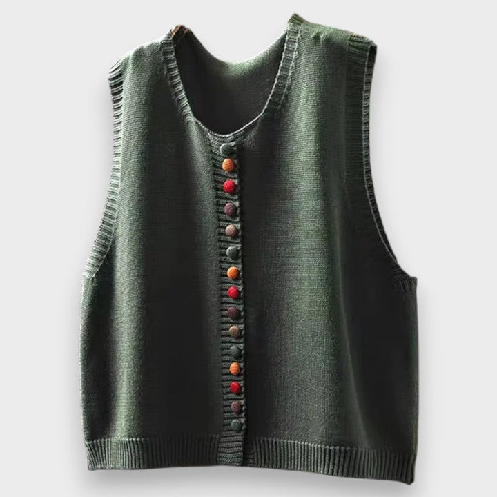 Button-Front Cardigan