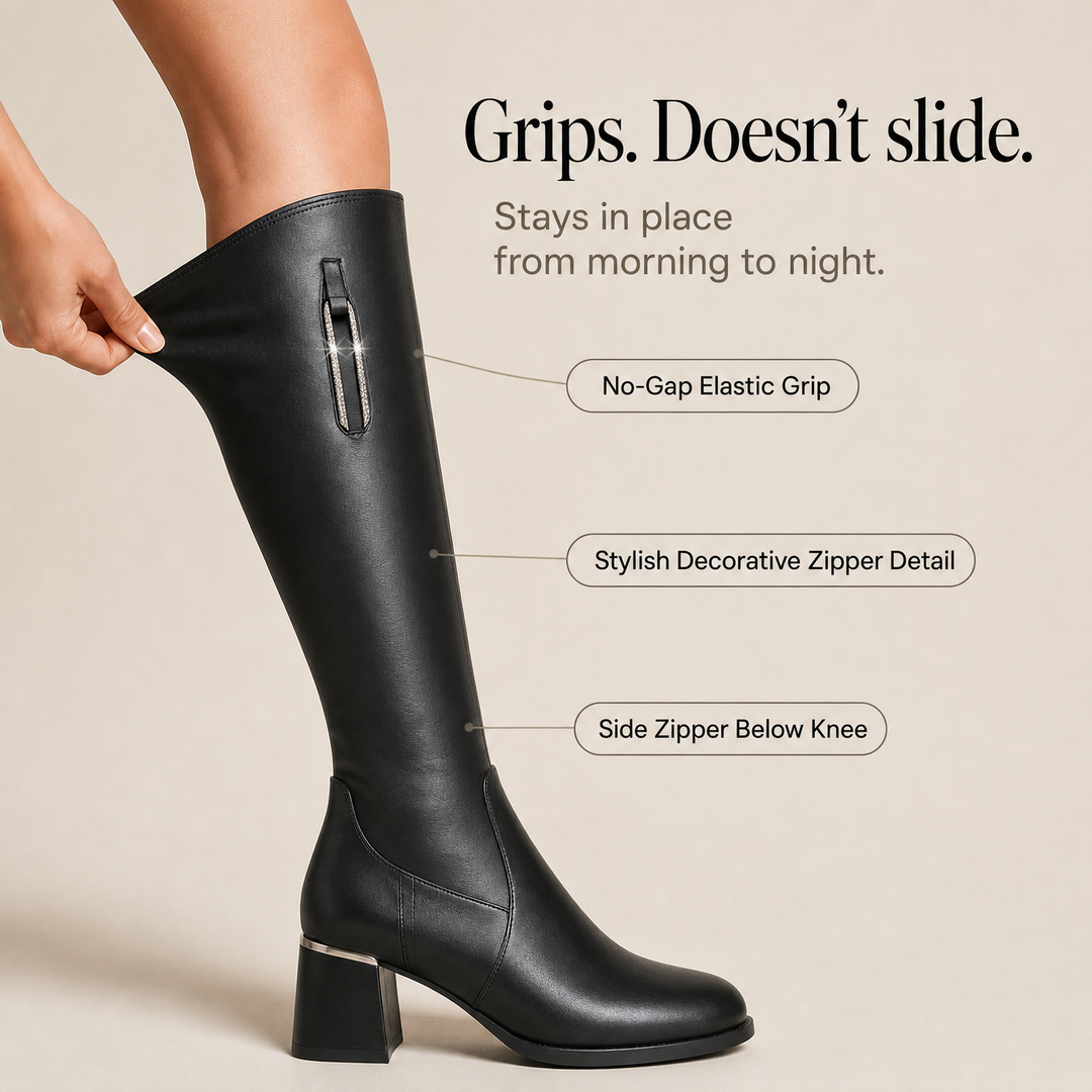 Women's Stretch Warm-Lined Over-the-Knee Boots