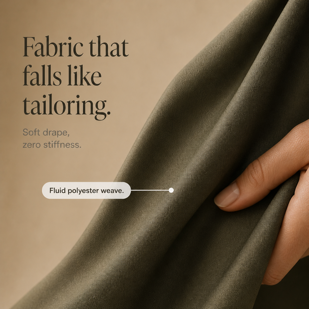 Pleated High-Waisted Wide-Leg Trousers
