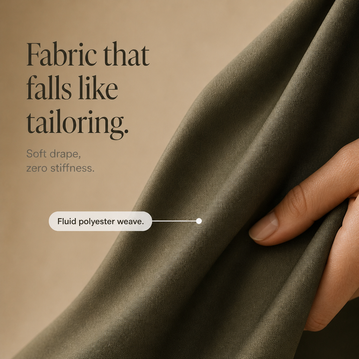 Pleated High-Waisted Wide-Leg Trousers