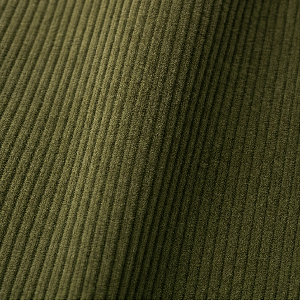 Women's Corduroy Asymmetrical Button-Front Pleated Wide-Leg Trousers
