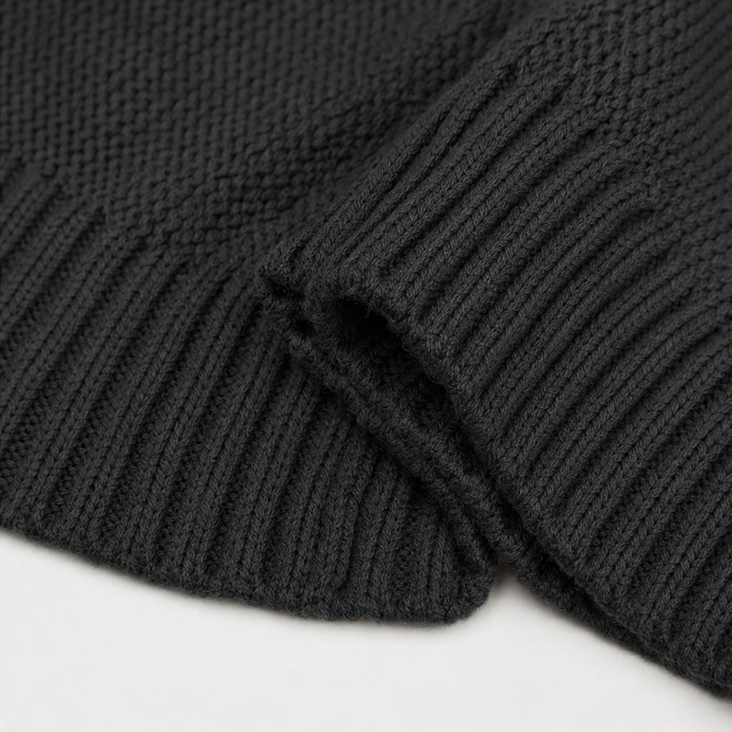 Relaxed Crew-Neck Knit Jumper