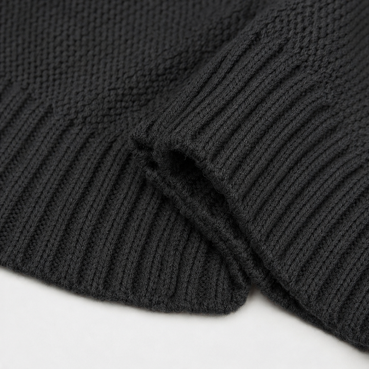Relaxed Crew-Neck Knit Jumper