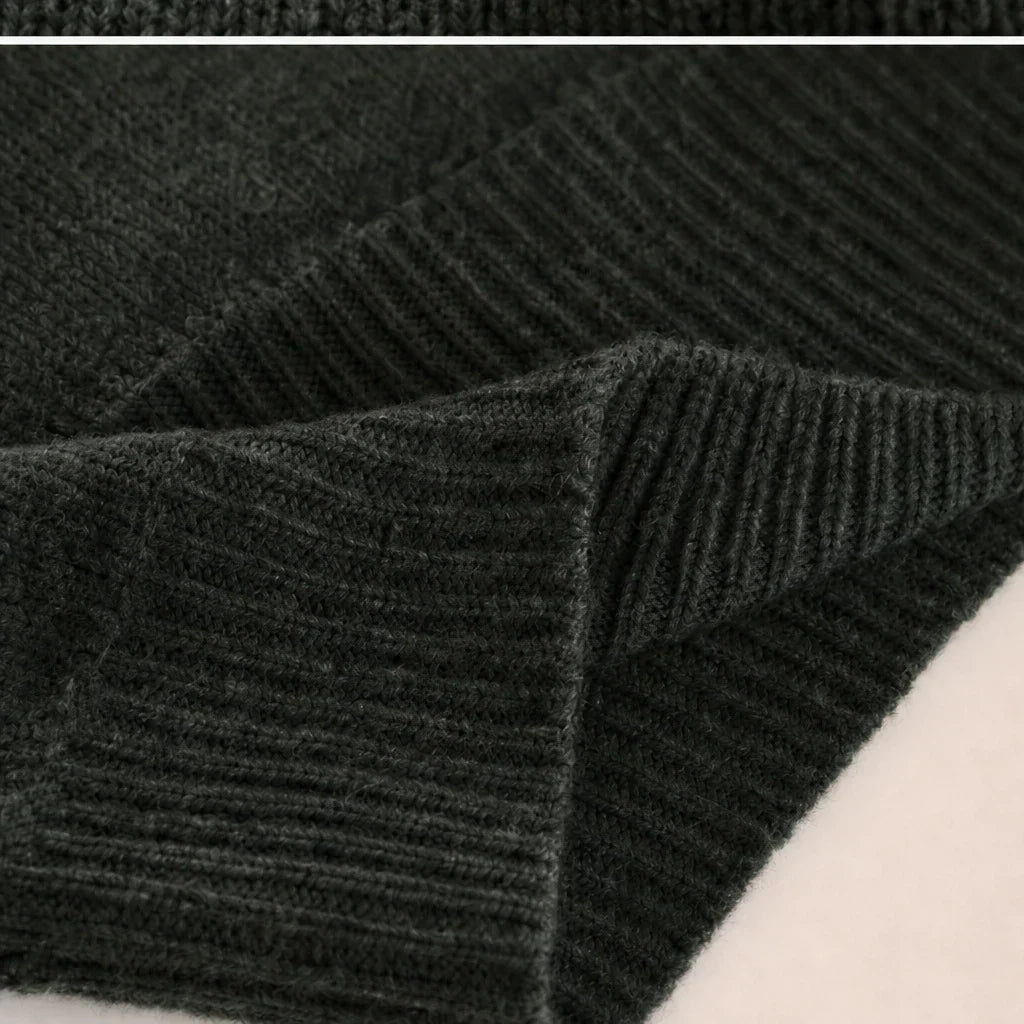 Women's Oversized V-Neck Knit Jumper