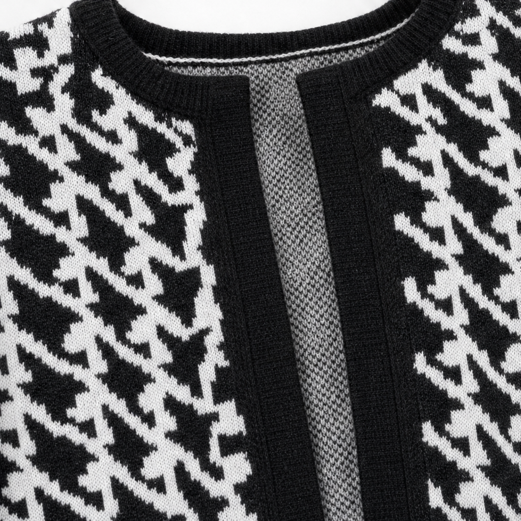 Women's Three-Piece Knitted Co-ord Set with Cardigan, Bandeau Top and Trousers