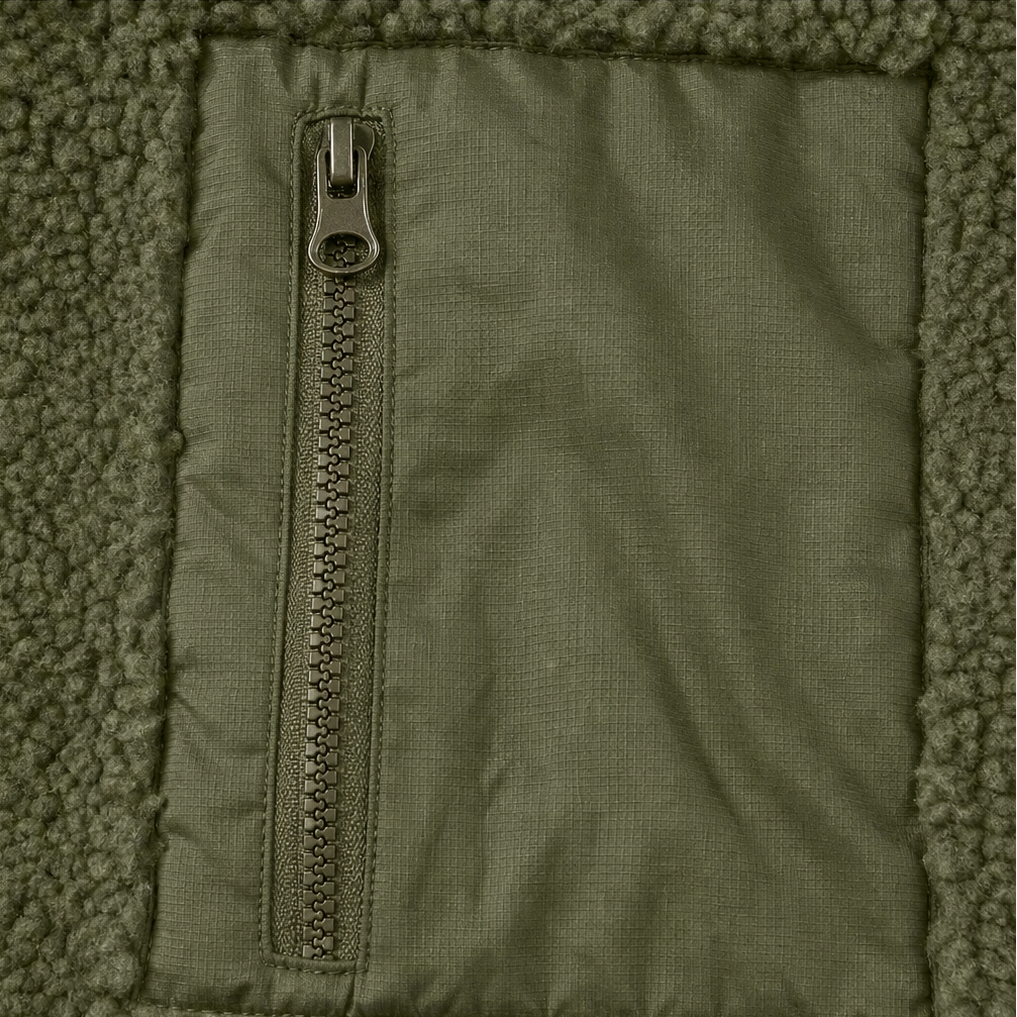 Women's Fleece-Look Zip-Up Winter Jacket