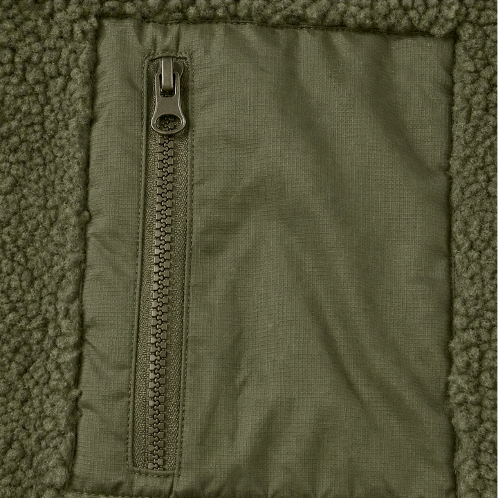 Women's Fleece-Look Zip-Up Winter Jacket