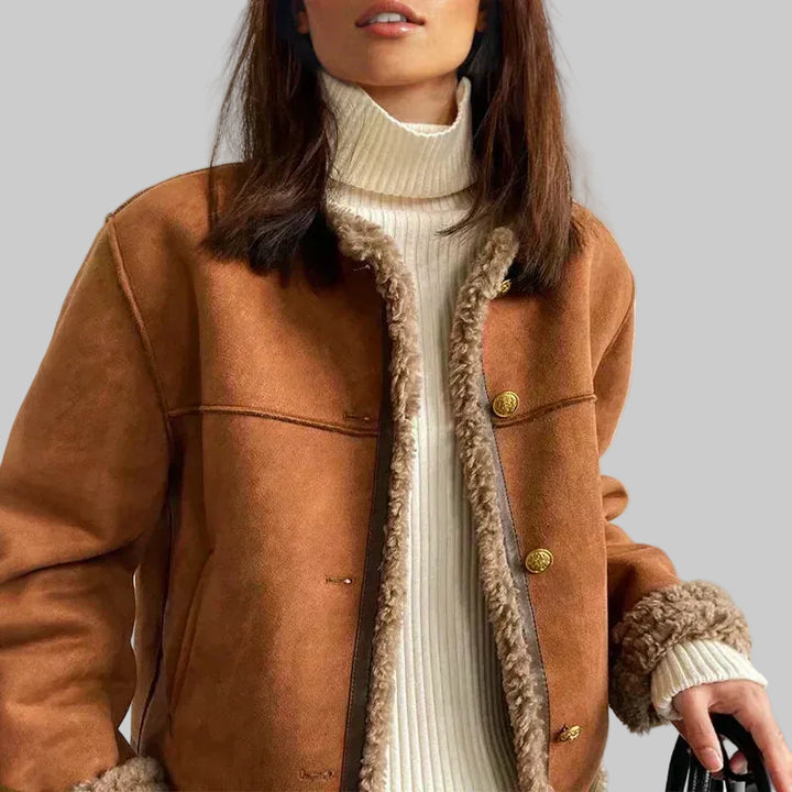 Women's Tailored Mid-Length Buttoned Jacket