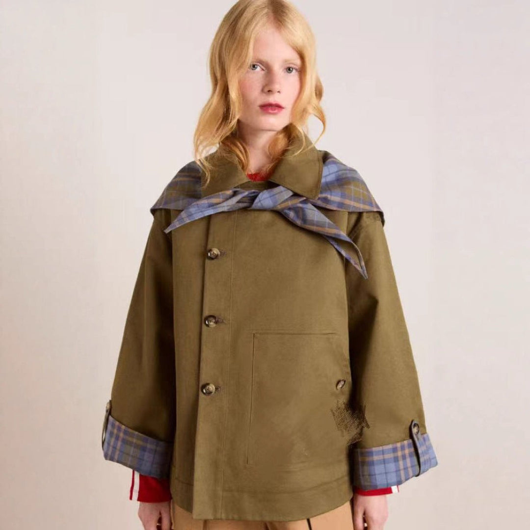 Women's Oversized Double-Breasted Trench Coat
