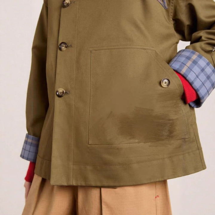 Women's Oversized Double-Breasted Trench Coat