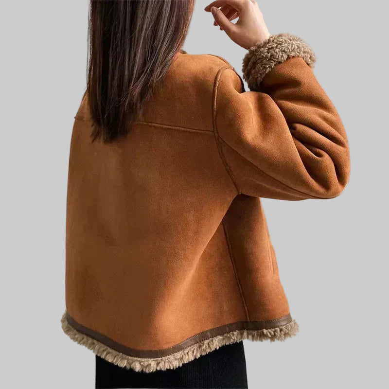 Women's Tailored Mid-Length Buttoned Jacket