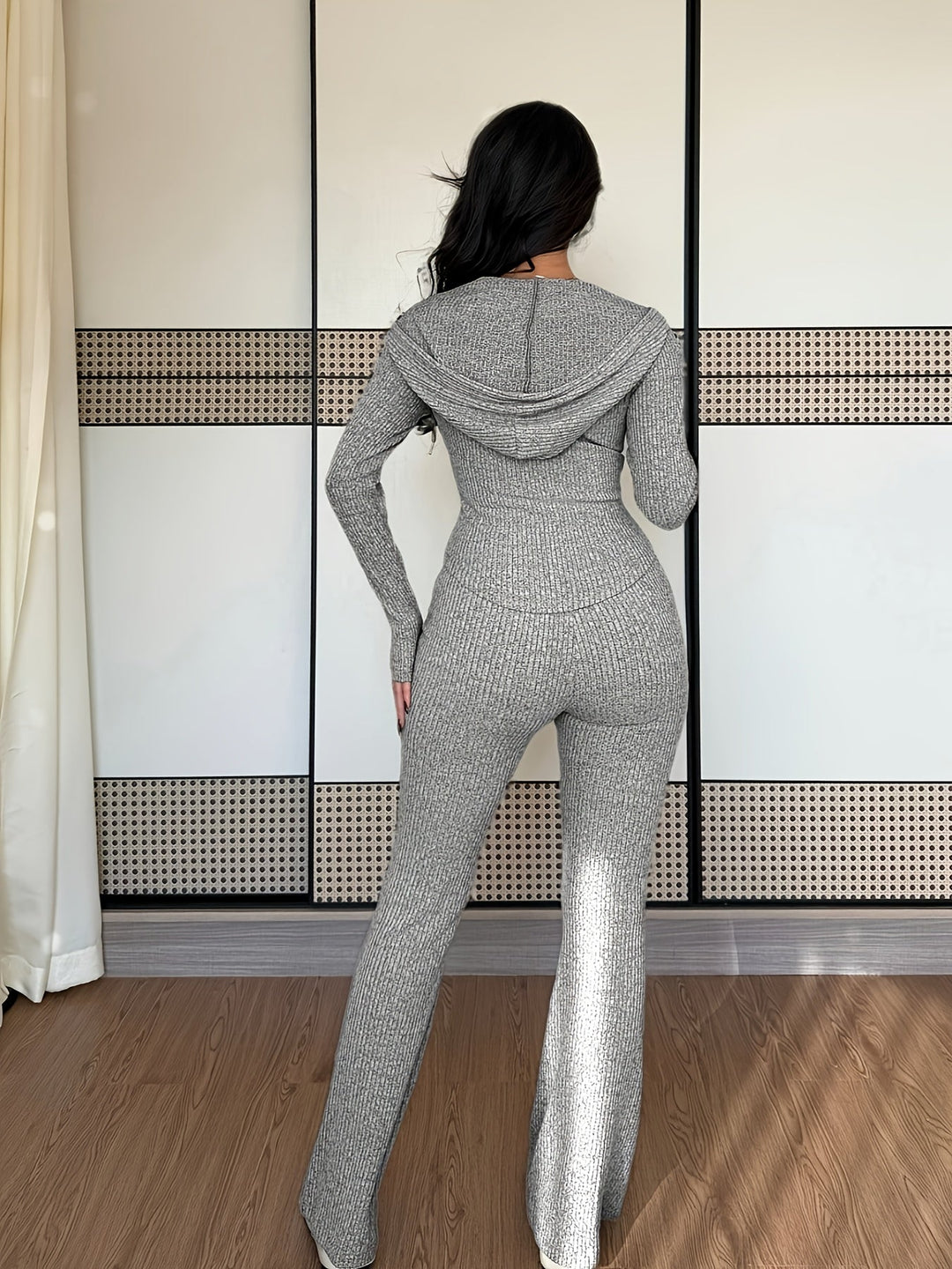 Women's Ribbed Lounge Set