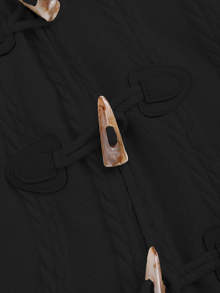 Women's Fur-Trimmed Hooded Longline Coat