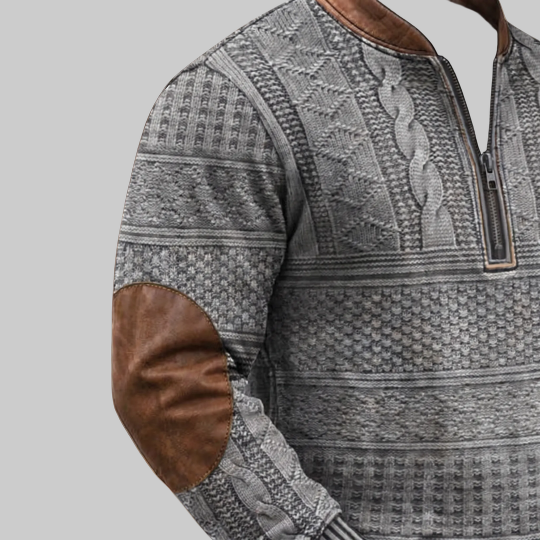 Dimitri™ Retro Zip-Up Sweater