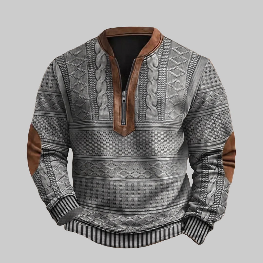 Dimitri™ Retro Zip-Up Sweater