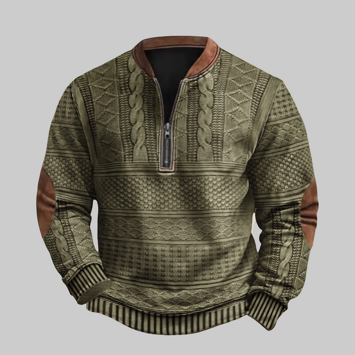 Dimitri™ Retro Zip-Up Sweater