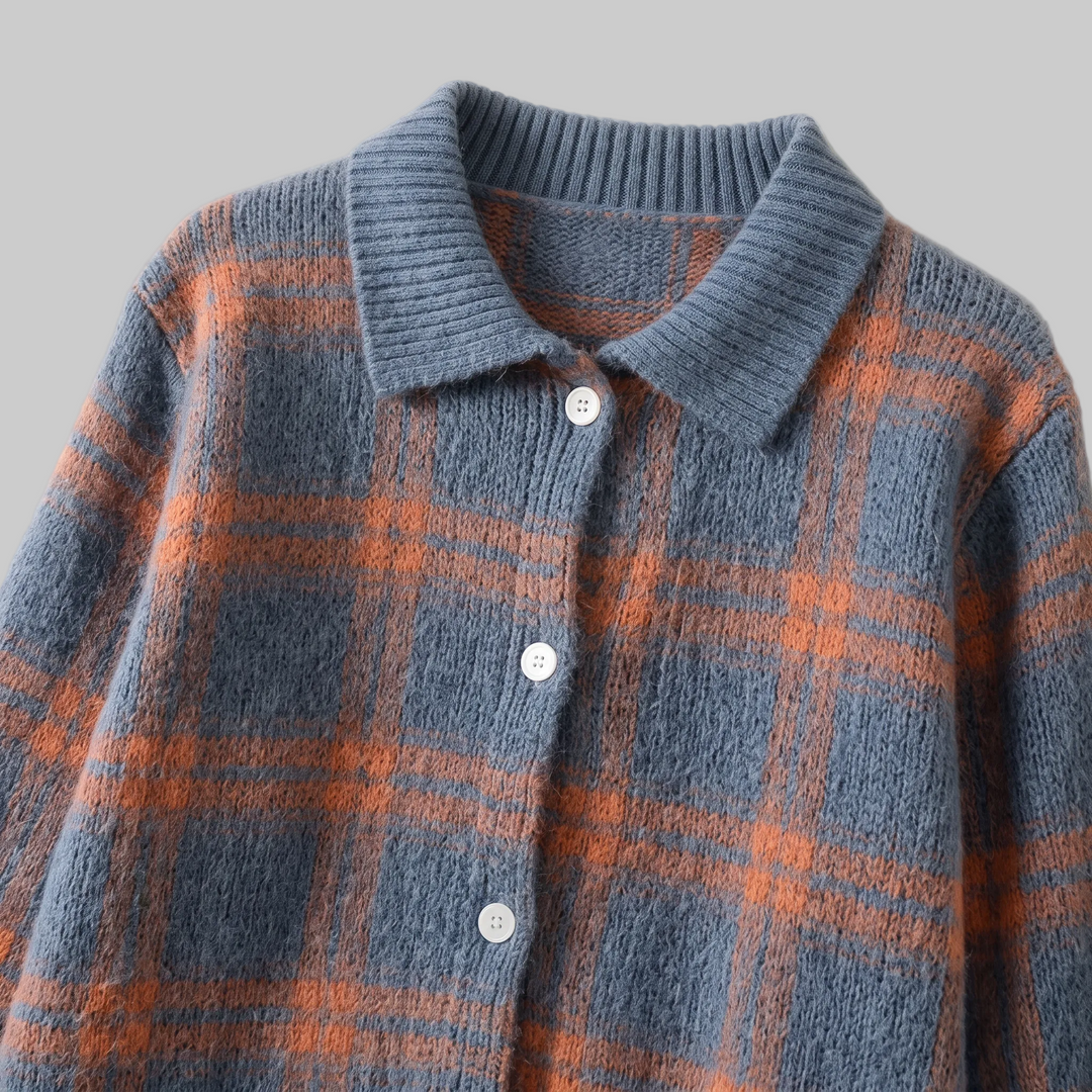 Heritage Check Cardigan