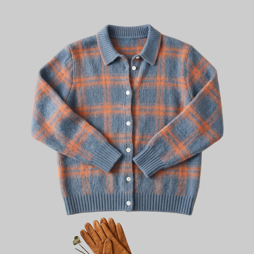 Heritage Check Cardigan