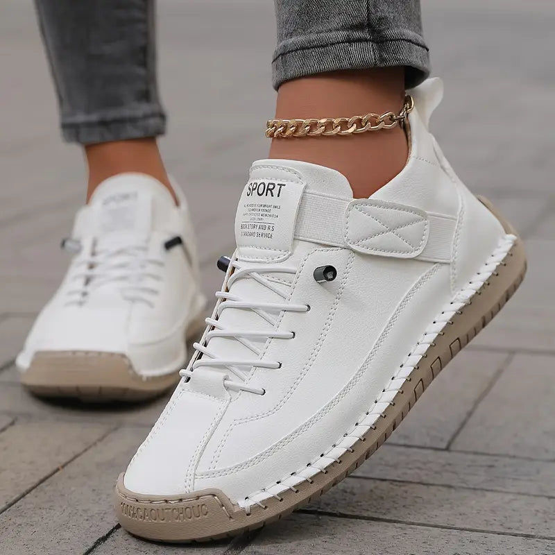 Unisex Cushioned Slip-On Trainers with Wide Toe Box