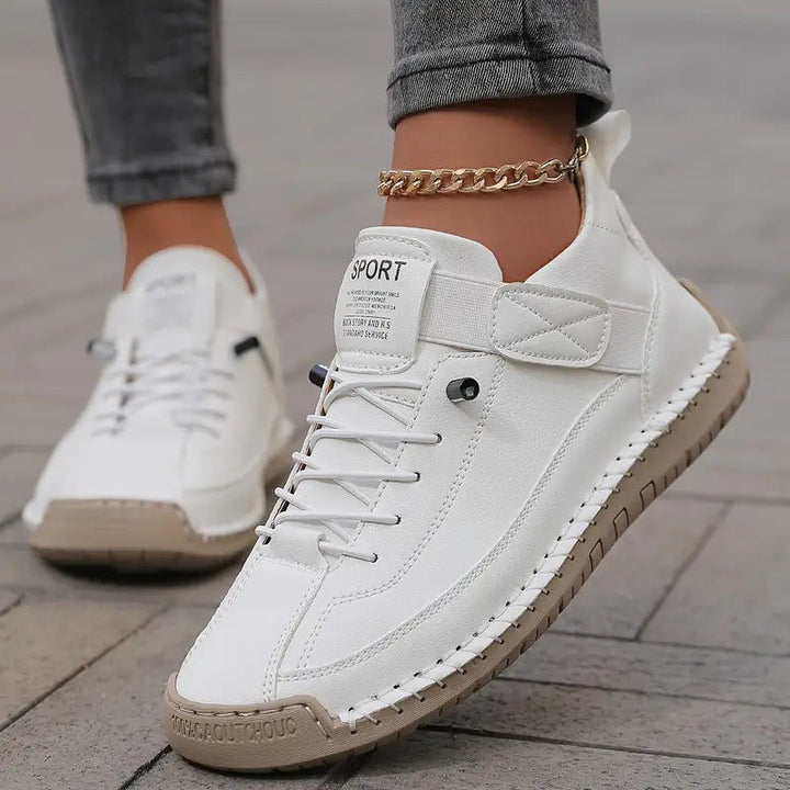 Unisex Cushioned Slip-On Trainers with Wide Toe Box