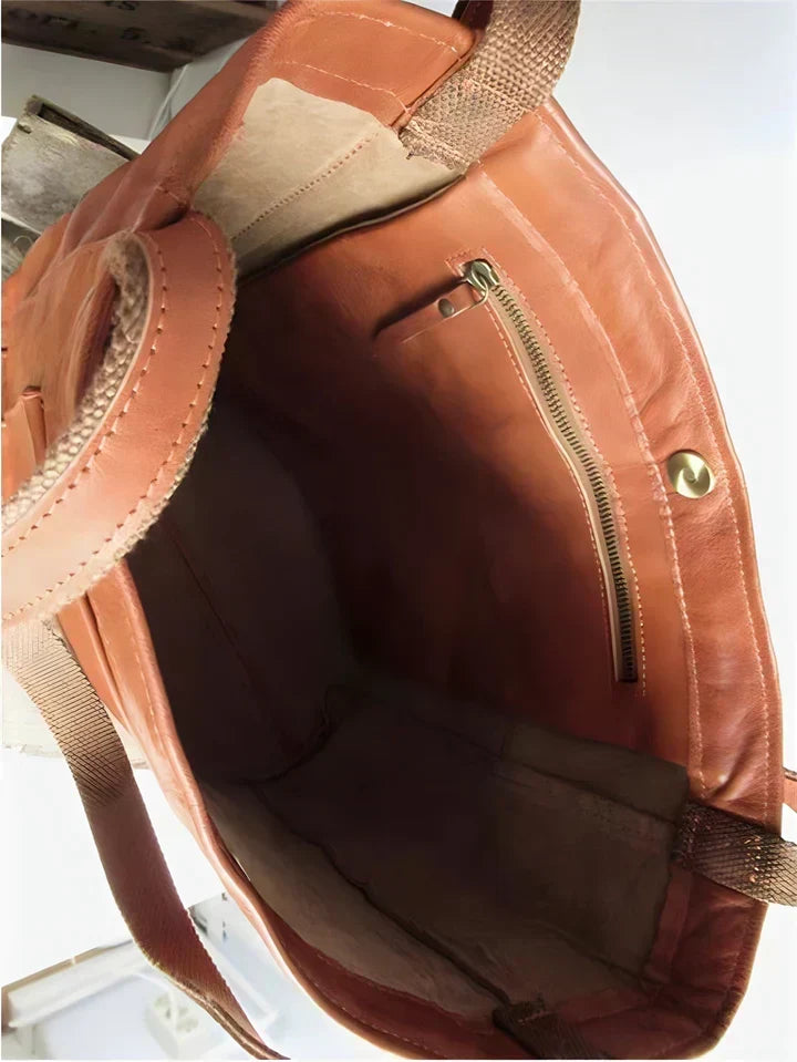 Spacious Tote Bag with Front Pocket and Twin Shoulder Straps