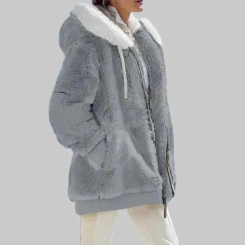 Hooded Zip Winter Jacket