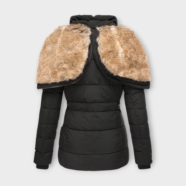 Hooded Faux Fur-Lined Winter Jacket