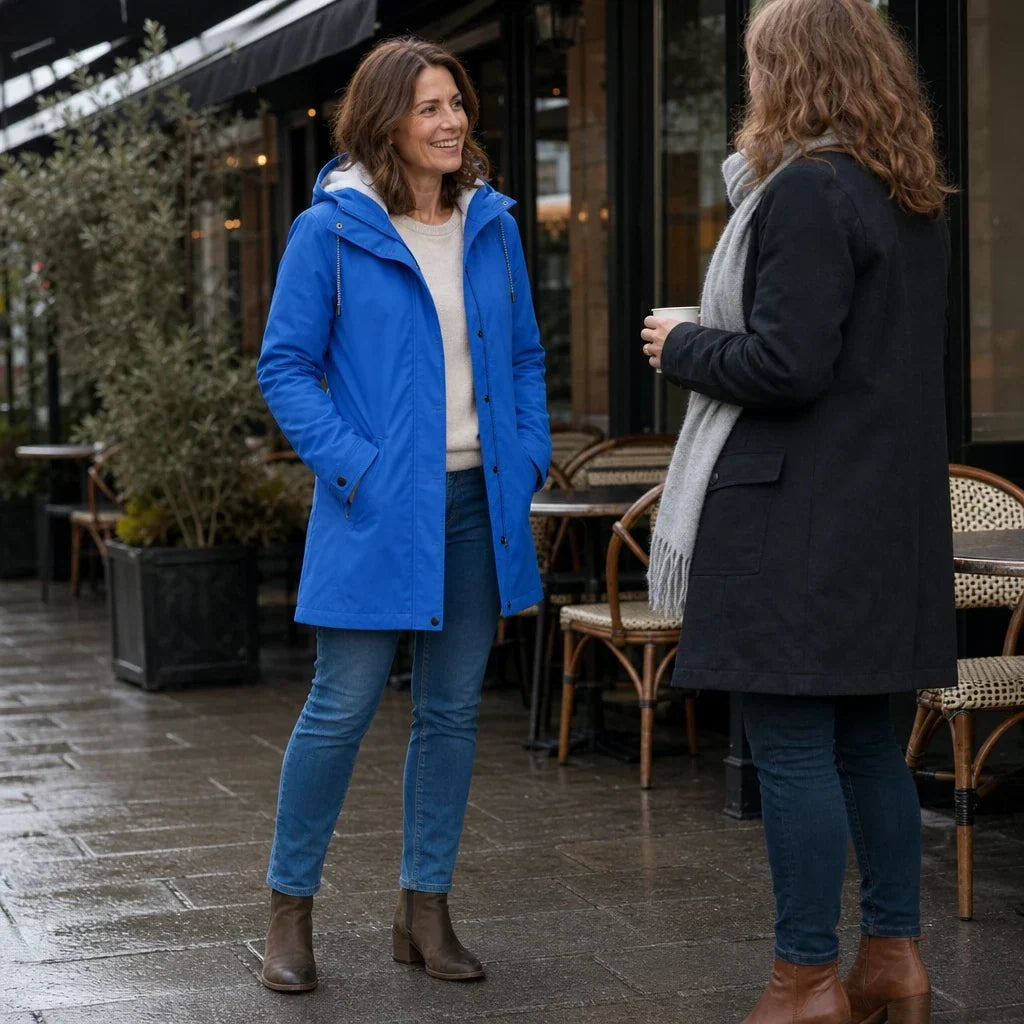 Women's Fleece-Lined Hooded Winter Jacket