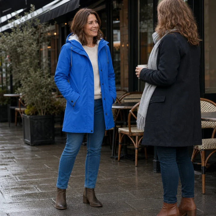 Women's Fleece-Lined Hooded Winter Jacket