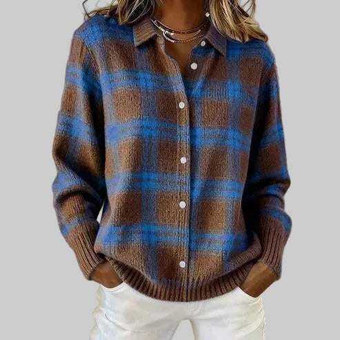 Heritage Check Cardigan