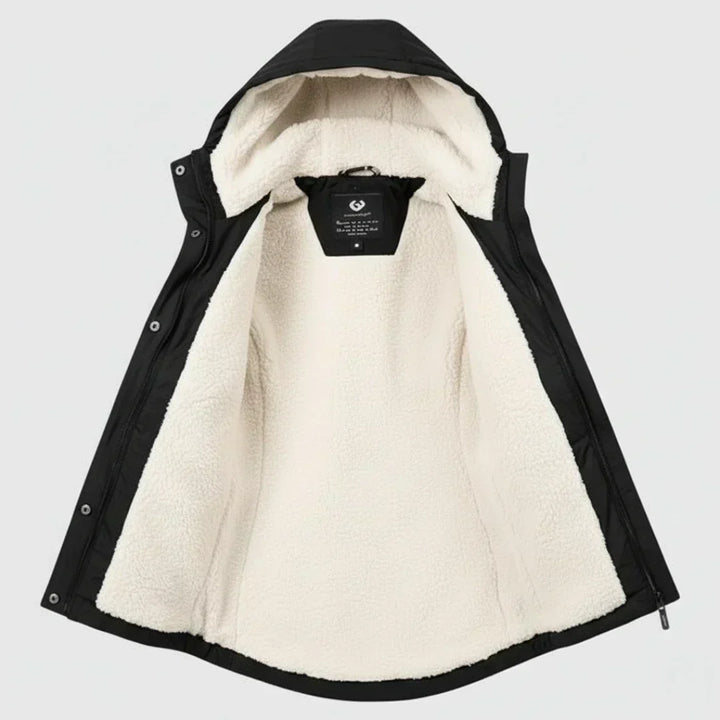 Long Hooded Winter Parka Jacket