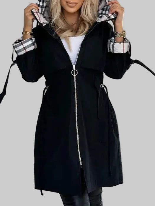 Waterproof & Windproof Hooded Zip Coat