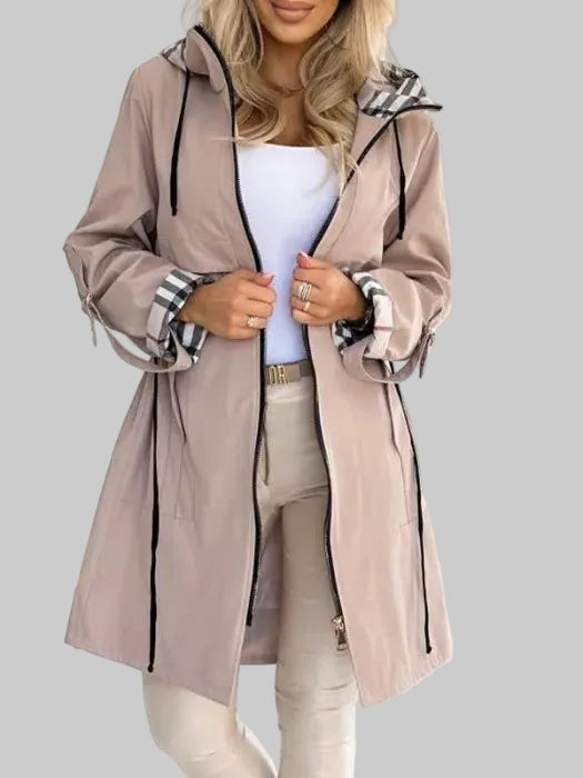 Waterproof & Windproof Hooded Zip Coat