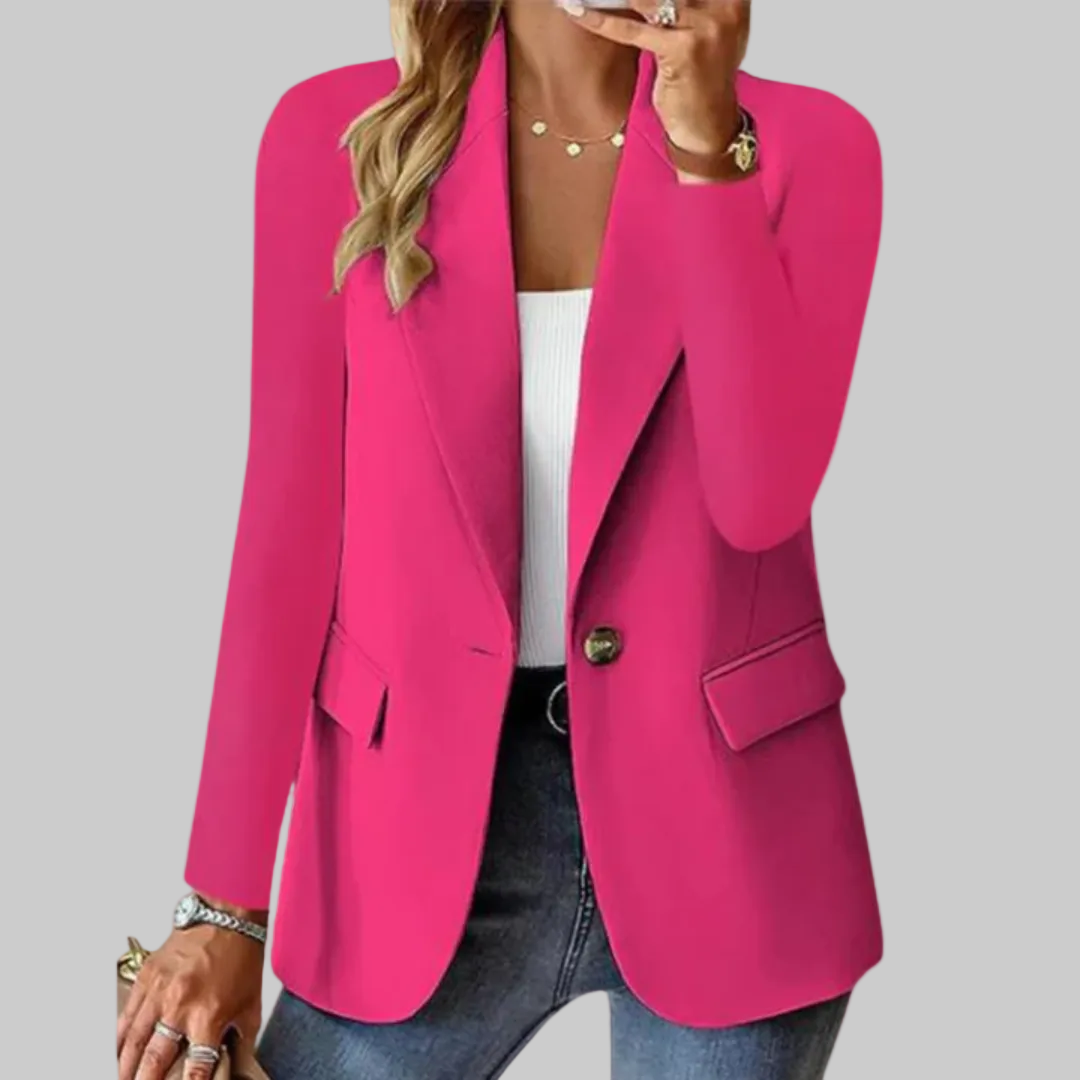 Women's Tailored One-Button Blazer
