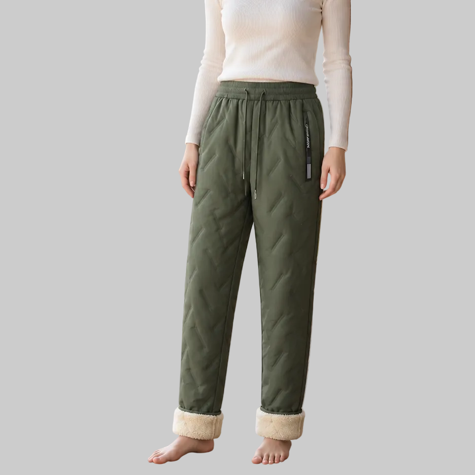 Fleece-Lined Water-Repellent Thermal Trousers